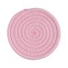 Round Cotton Rope Trivet - Heat Placemat for  Casserole Dishes, Thick Knitted Table Protector