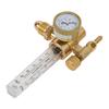 All Brass Argon Pressure Reducer Gas Flowmeter G5 8 Male Thread CGA580 Connector