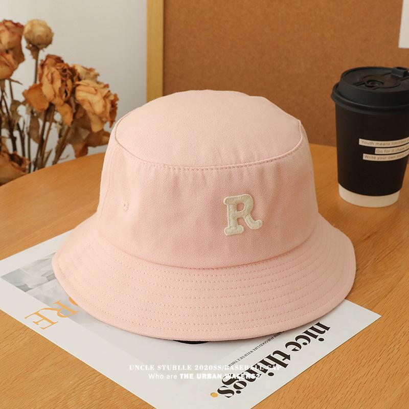 R Letter Fisherman Hat Unisex Spring/summer Sun Visor Hat Outdoor Travel Beach Camping Casual Hat