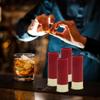 4 Stück/Set Plastik 12 Gauge Schnapsglas kreatives Bar Wasser Wein Glas Party Trinkgeschirr Schnapsgläser Tolles Geschenk für Papa Und Bruder