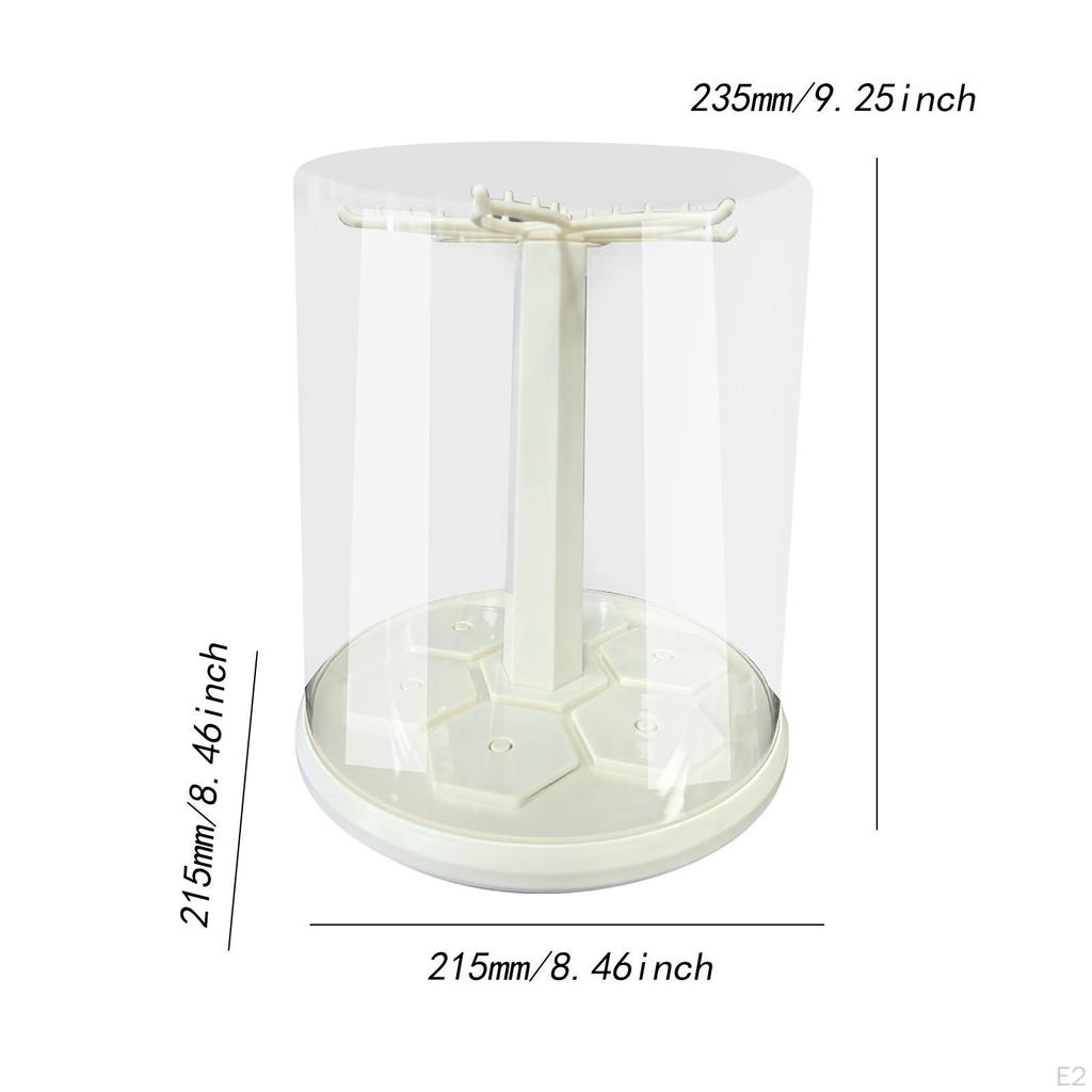 Figuren-Vitrine Drehbarer transparenter Puppenständer Spielzeugaufbewahrung für Anime-Charaktere