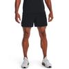 Under Armour Shorts d'entraînement 6 pouces à taille élastique couleur unie Homme Bas Noir 1377027-001