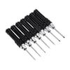A34R For RC Helicopter Model Airplane Computer Clock, Remote Control Black Handle Hex Screwdriver Tool Set Repair Tools