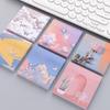 Oil Painting Notes Color Post Beautiful Scenery Student Handbook Decoration Message Memo Note Paper Memo Pad  Korean Stationery