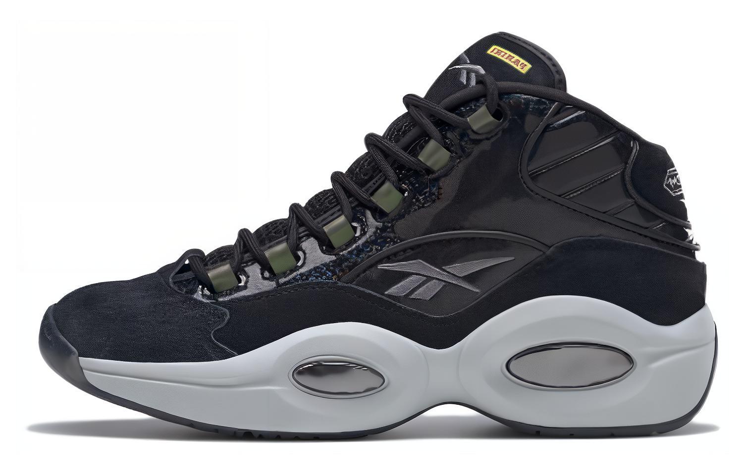 Кроссовки Question Panini x Question Reebok Mid  Black Pulsar Prizm  HQ4135 39