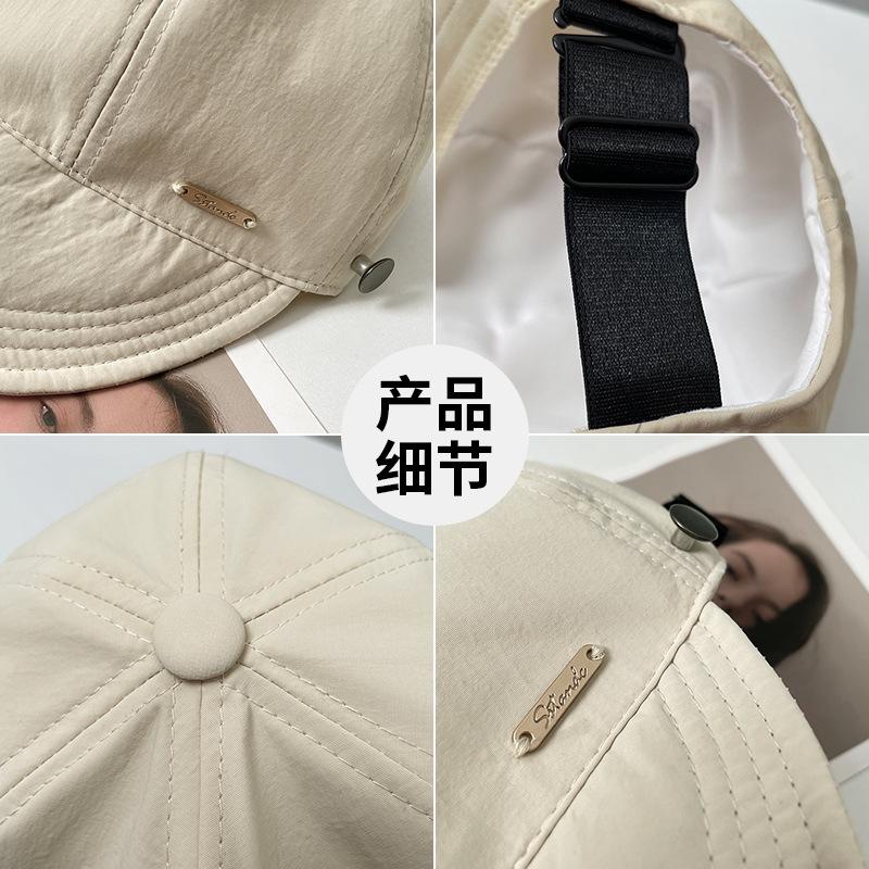 Hat Women'S Spring Summer Uv Protection Sun Hat Big Brim Face Cover Quick Drying Peaked Hat Cycling Sun Protection Sun Hat