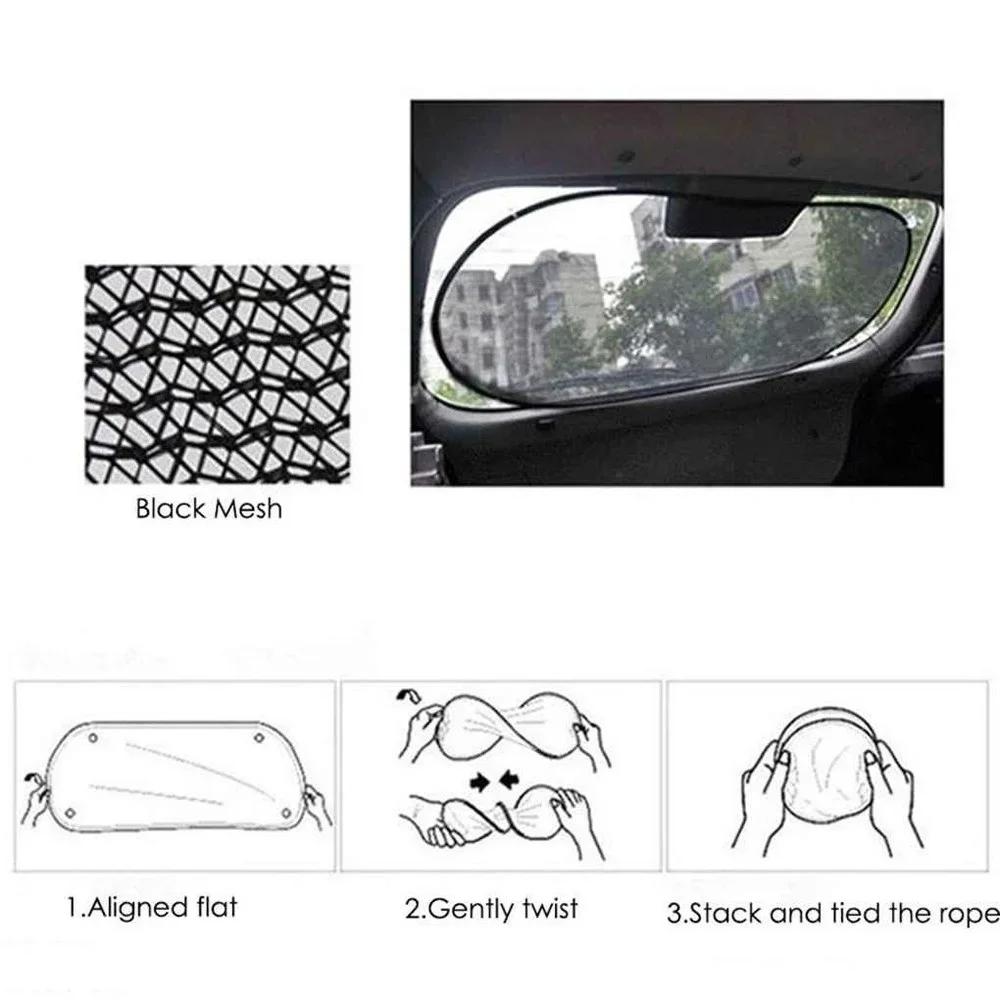Portable Auto Supplies Sunshade Car Window Suction Cup Shade Car Curtain Auto Sun Shade Car Styling Covers Sun Visor