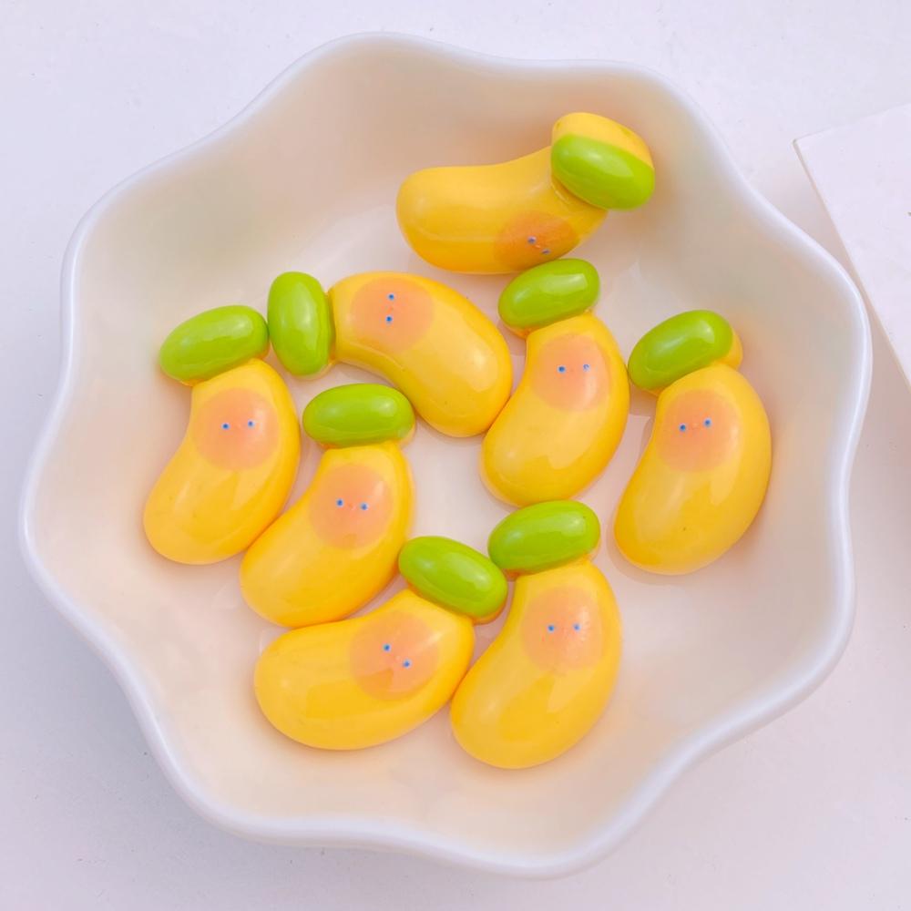 10Pcs New Cute Resin Cherry Strawberry Grape Radish Flat Back Parts Embellishments For Hair Bows Accessories