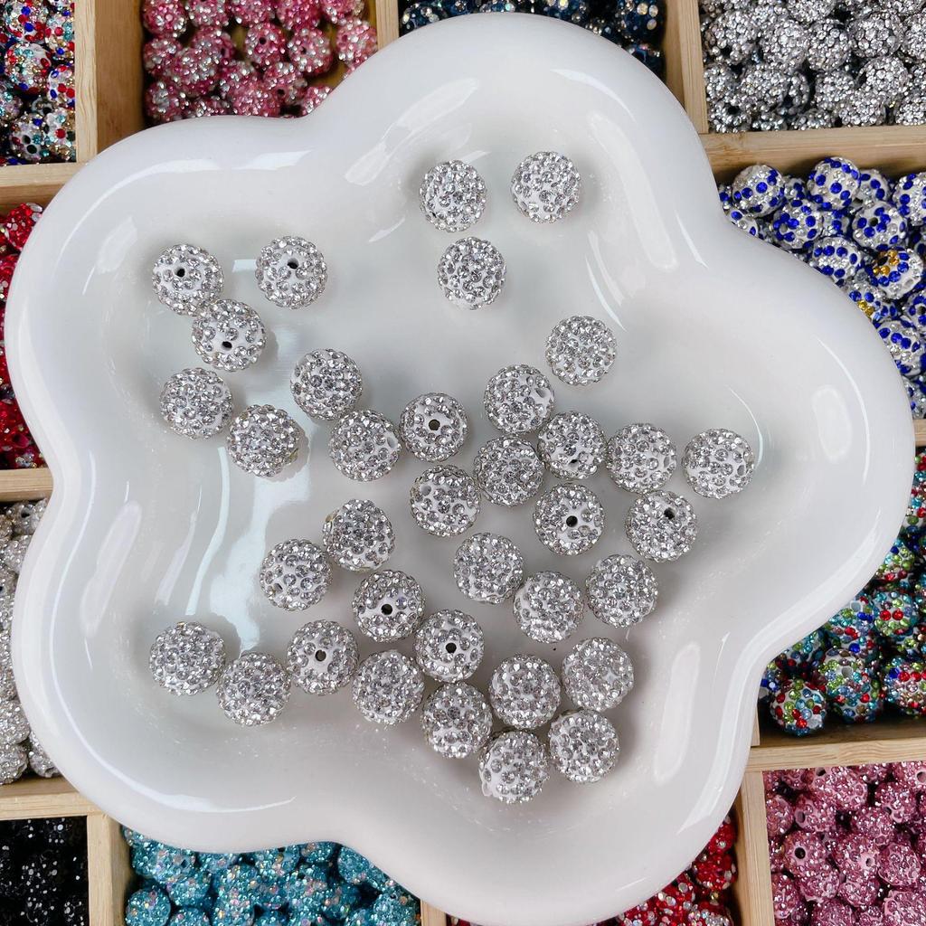 Handmade Rhinestone Crystal Beads for DIY Jewelry: Diamond Ball, Spacer, Pendant Materials