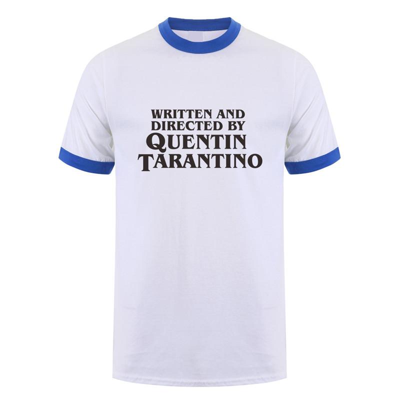 Written And Directed By Quentin Tarantino T Shirt Unisex Unisex T Shirts Summer Fashion Short Sleeve Unisexunisex Tshirt Oz418