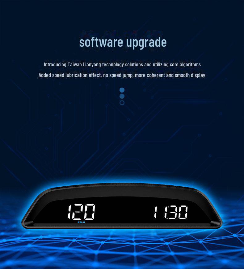 Universal Car HUD GPS Speedometer & Compass Display