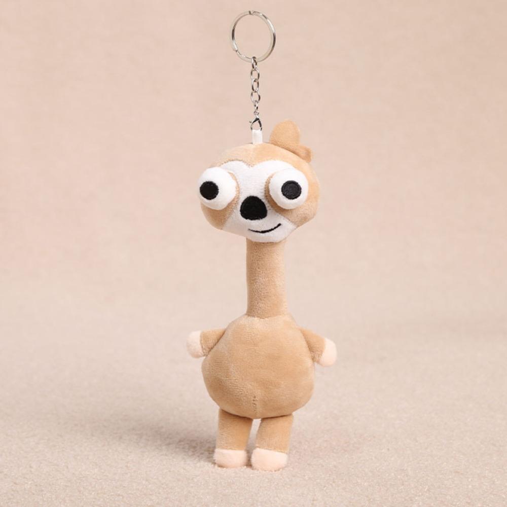Filled Cartoon Animal Keychain 20 Centimeters Plush Hanging Ornament Bag Charm  Backpack Decoration