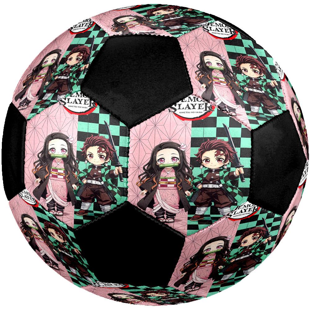 1pc Demon Slayer Soccer Ball Size 5 Indoor Soccer Ball Fashion Colorful Backyard Game - Great For Sports Fans Gift HE19