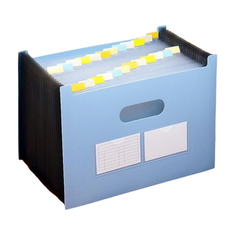 A 4 Multi-Layer Document Storage Bag Accordions File Folder Expanding File Organiser School Office Supplies