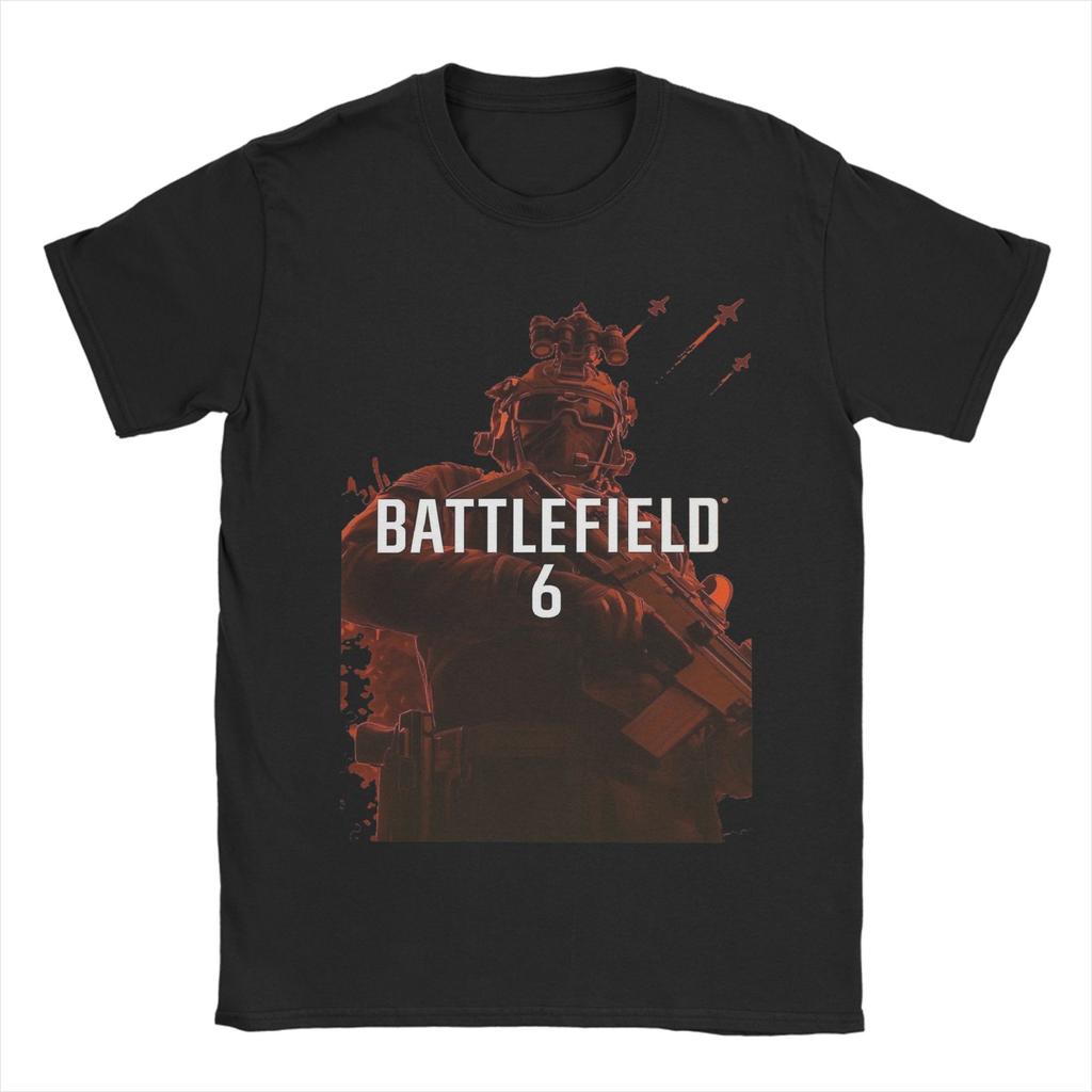 Battlefield 6 Giochi Divertenti BF6 Merch Uomo Donna T-shirt 100% Cotone Maglietta Stampa Grafica T-shirt Abbigliamento