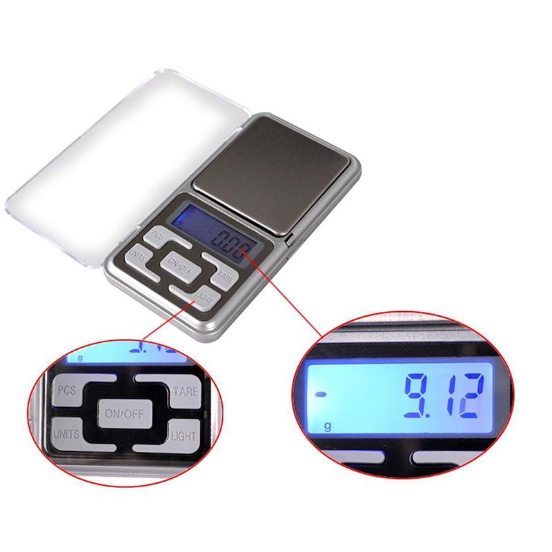Pocket Digital Scales Jewellery Gold Weighing Mini Lcd Electronic 500g 01g