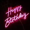 LED Happy Birthday Neon Sign for Indoor Decor