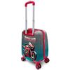 coral high Kids Anime Motorcycle Patterned Children's Suitcase 16782