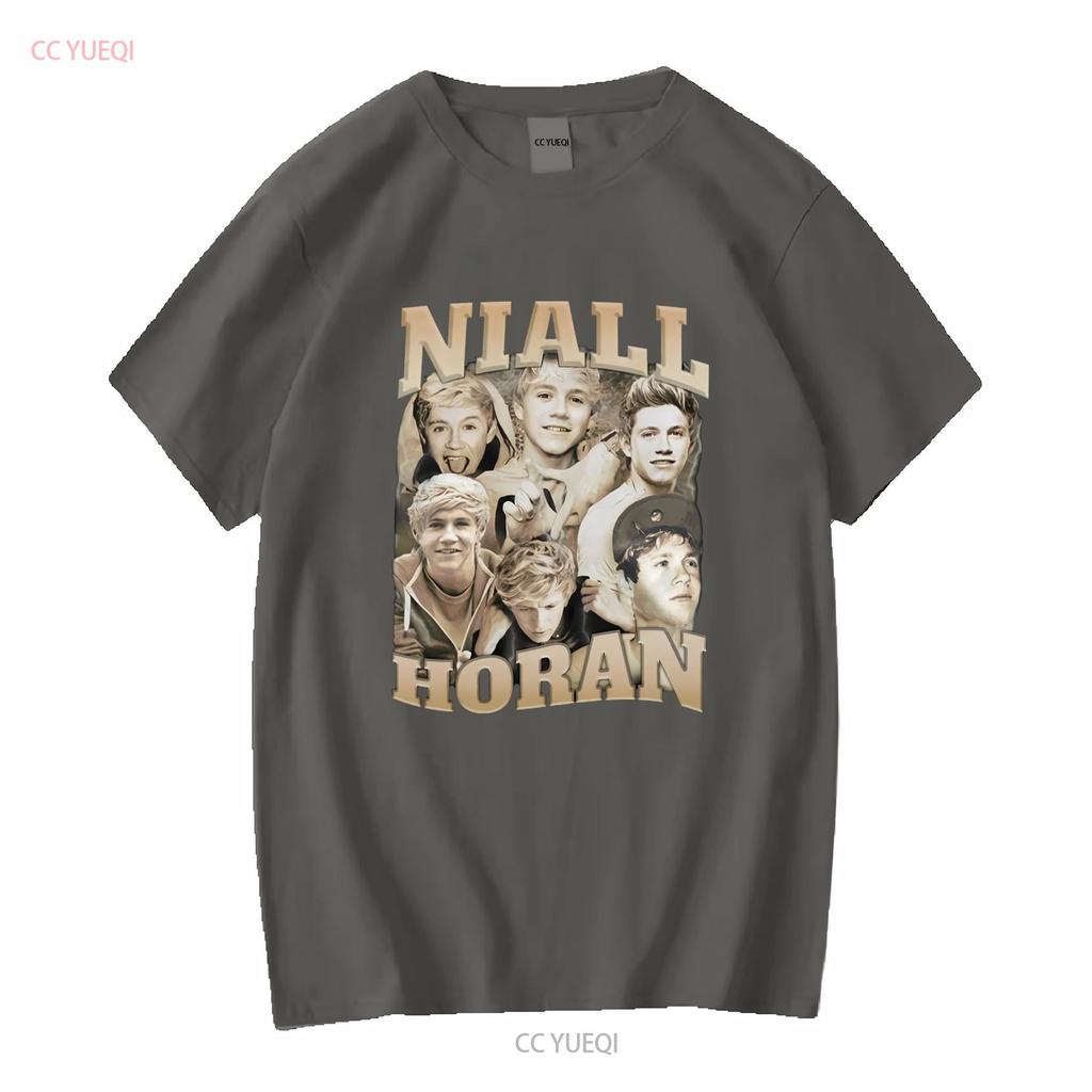 Style Niall Horan T Shirt Classic Black Unisex S 5xl Y489 Long Or Short Sleeves Vintage Washed Stylish Graphic Soft Casual Unisex