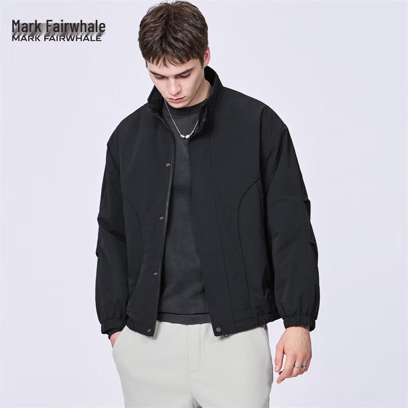Mark Fairwhale Men s Windproof Stand Collar Casual Jacket 2XL