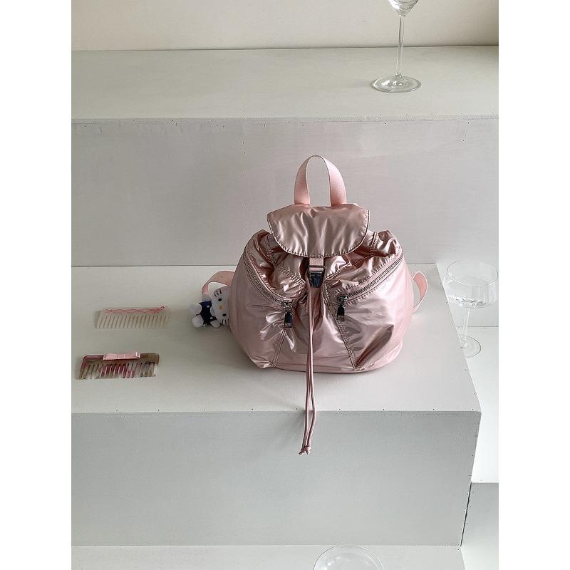 

Рюкзак-мешок на шнурке, простой женский рюкзак для старшеклассницы, для учебы, для поездок розовый