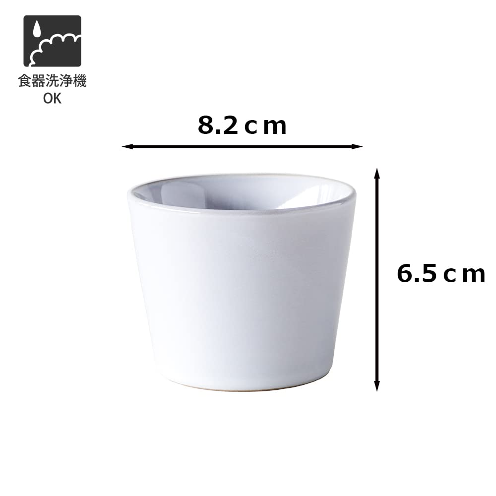 TAMAKI HINATA Hinata Soba Choko Sake Diameter X Height (Choko) Cup, 8.2cm 6.5cm, 190ml, White, T-947777