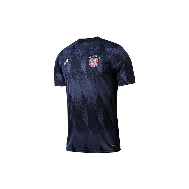 Adidas Bayern Munich Black Soccer Jerseys Men s Blue Moderate Straight Fit FR6070 S