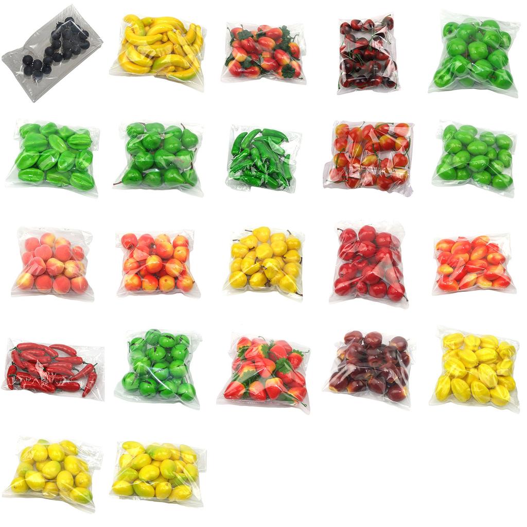 20pcs Simulation Artificial Fruit Lemon Orange for Restaurant Hotel Home Garden Wedding Kitchen Decoration Photo Props