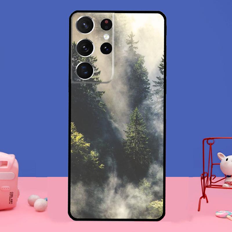 Beautiful Nature Forest Tree Case For Samsung Galaxy S22 S21 Note 20 Ultra Note 10 S8 S9 S10 Plus S20 FE Phone Cover