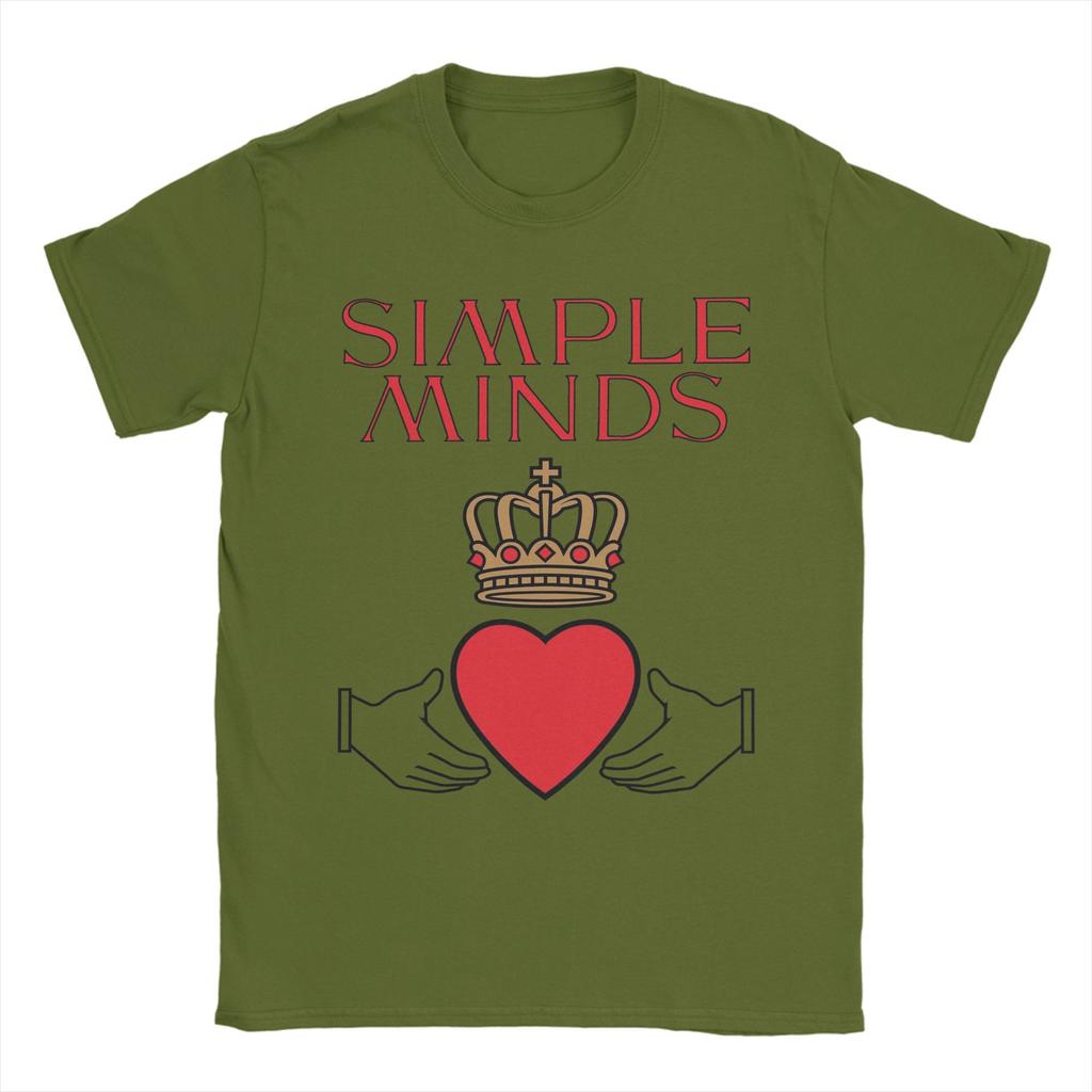 Simple Minds Street Fighting Years Claddagh T-Shirt for Men Cotton Tee Shirt Round Collar Short Sleeve T Shirt Gift Idea Clothes