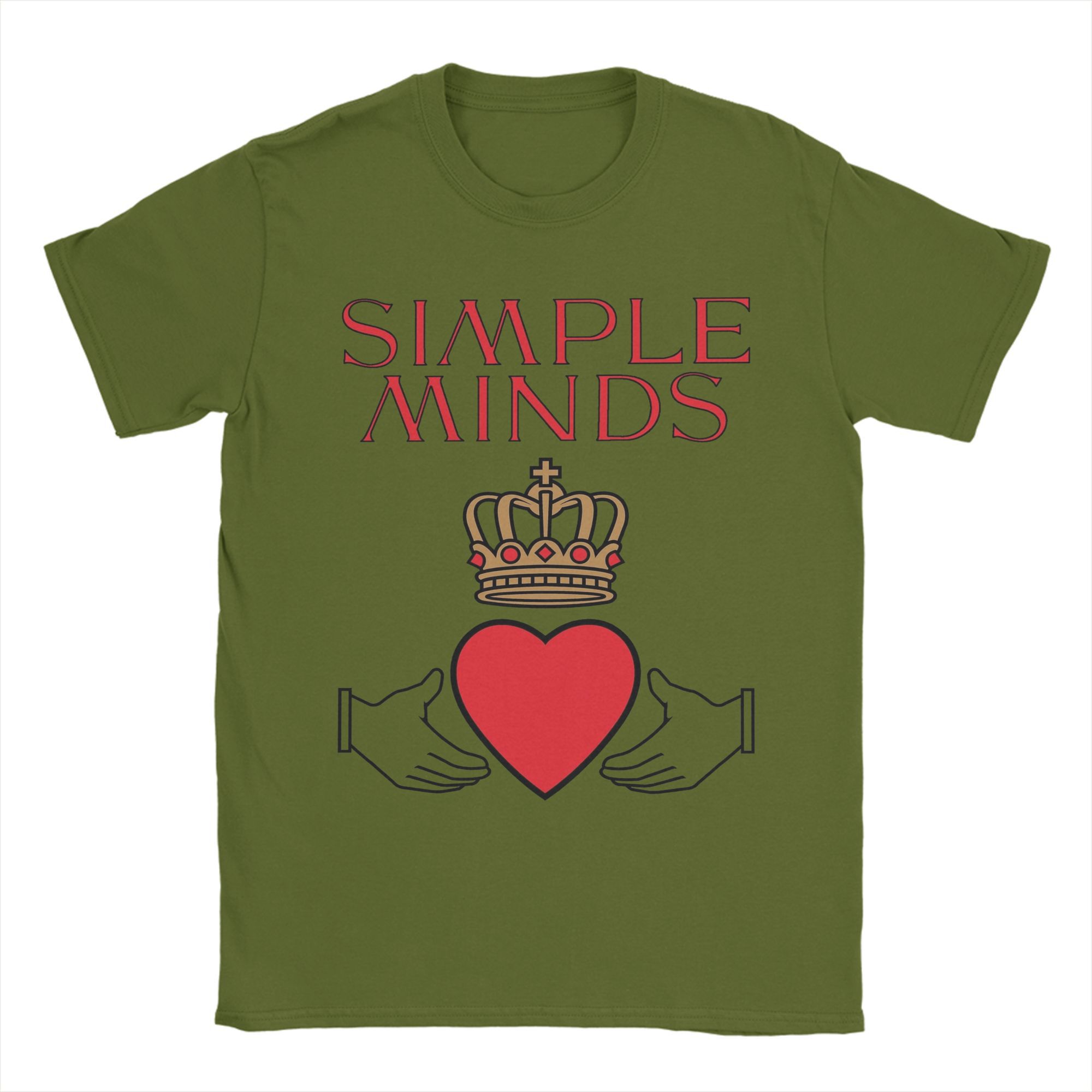 

Simple Minds Street Fighting Years Claddagh T-Shirt for Men Cotton Tee Shirt Round Collar Short Sleeve T Shirt Gift Idea Clothes 4XL