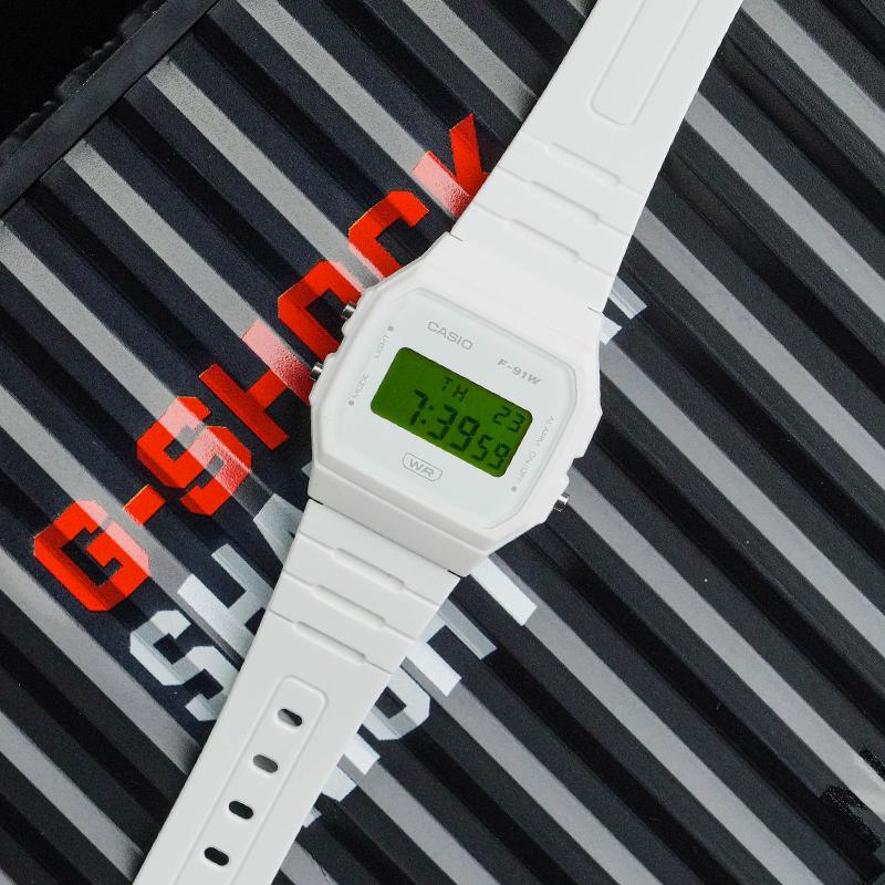 CASIO Customized watch modified series rainbow cheese 200 meters waterproof luminous Quartz same style for men and women col CaiHongNaiLao(CaoMuLv)