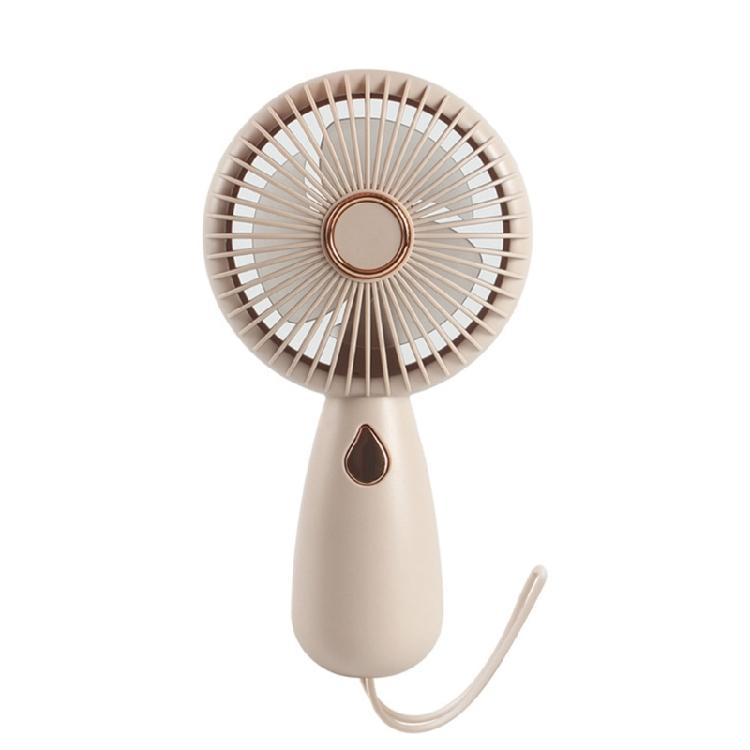 Rechargeable Battery Cooling Fan with Base USB Fan Pocket Fan Handheld Fan розовый