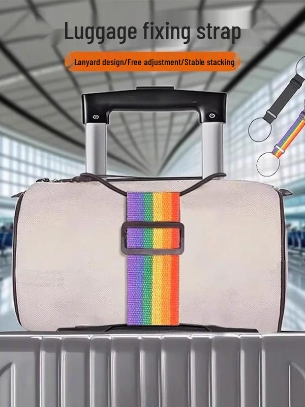 

Эластичный фиксатор для чемодана и рюкзака с колесиками для путешествий Colorful