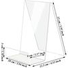 3 Pieces Book Stand / Bookend, Clear Acrylic Book Stand, Book Stand, Acrylic Book Stand