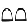 2PCS High Strength Stirrups Engineering Plastic Anti Slip Safety Stirrups for Horse Riding Accessories Black