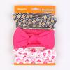 Children's Red Bow Headband Set: 3-Piece Elastic Baby Girl Hair Accessory