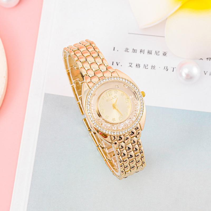 Fashion Retro Ladies Watch Versatile Creative Student Quartz Watch Women'S Diamond Ladies Bracelet Watch