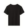European Size Childrens Fashion Round Neck T-Shirt Summer Casual Printed Top