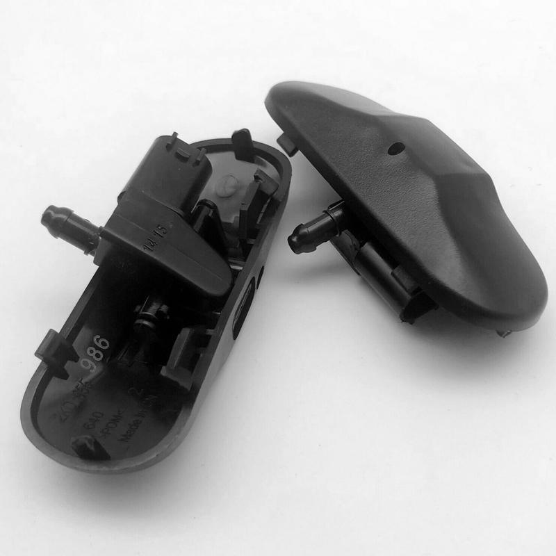 2 шт. Форсунка омывателя лобового стекла с подогревом для Passat B6 Jetta Golf Caddy 2KD955986 5M0955986C чёрный