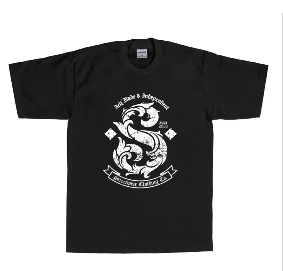 Streetwise INDEPENDENT Graphic T-Shirt Black M-L-XL-2XL-3XL-4XL-5XL XXXL