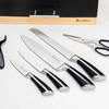 9-Piece Kitchen Knife Set In A Stand With Sharpener And Scissors E-6263