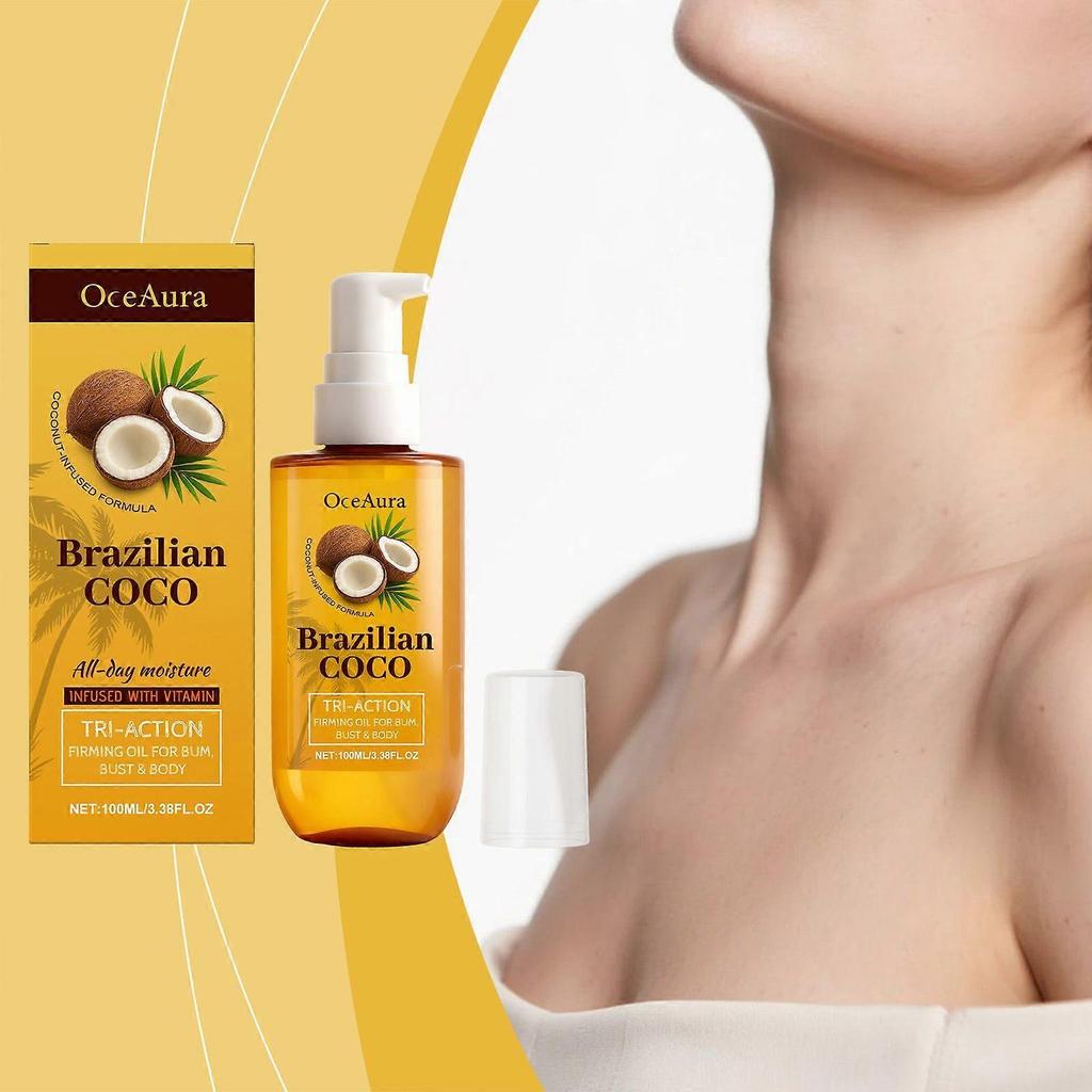 Olio Corpo al Cocco OceAura: Idrata, idrata e ammorbidisce la pelle del corpo.