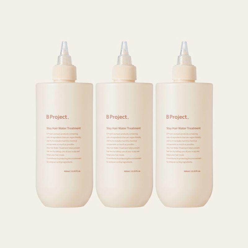 B Project [Set of 3] Vegan Stay Hair Water Treatment 400ml (Hair Loss Relief) 400mlx3
