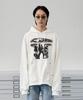 Three Sweepers Vintage Hoodie White