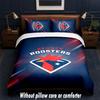 Sydney Roosters Design Bett Bettwäsche Set 1 Bettbezug + 2 Kissenbezüge Weich Atmungsaktiv Haushalt Bettwäsche