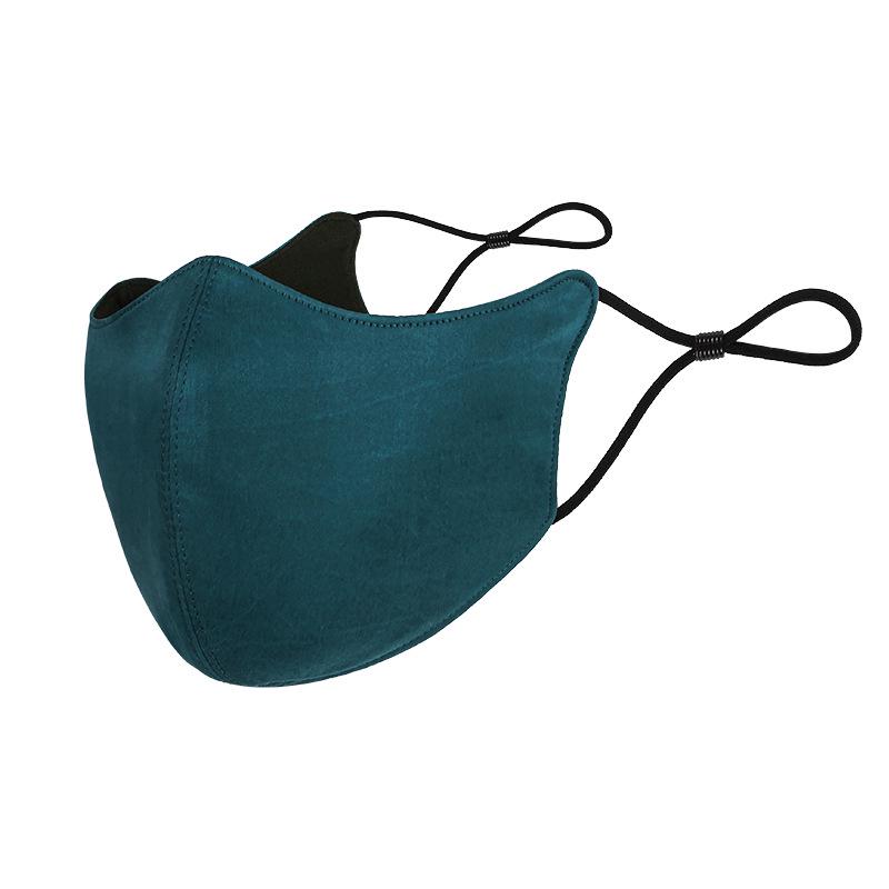 Women's Winter Silk Warm Mask with Velvet Lining, Breathable and Windproof, Eye Corner Protection Face Cover