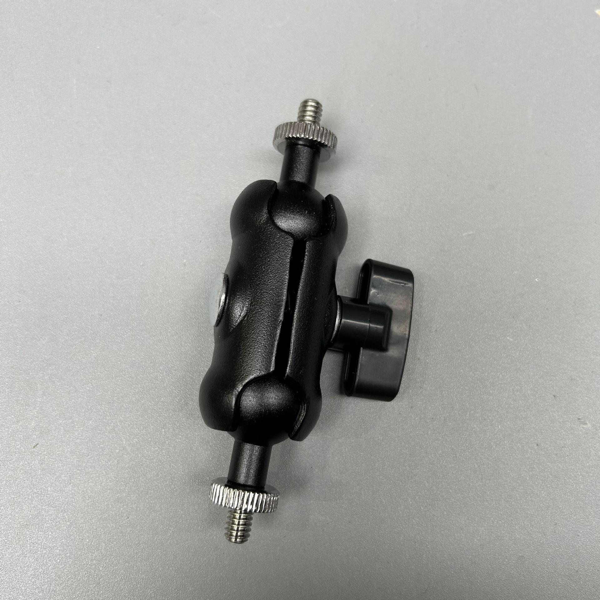 Металлический зажим-краб с двумя головками 360° палка для селфи и универсальный кронштейн-зажим для улицы