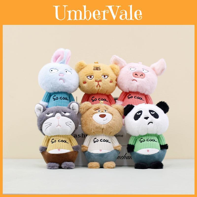 Adorable Plush Animal Series Cute Panda Bunny Kitten Soft Toy Stuffed Bear Piglet