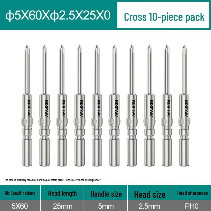 Anlixin S2 Steel Cross Electric Screwdriver Bits